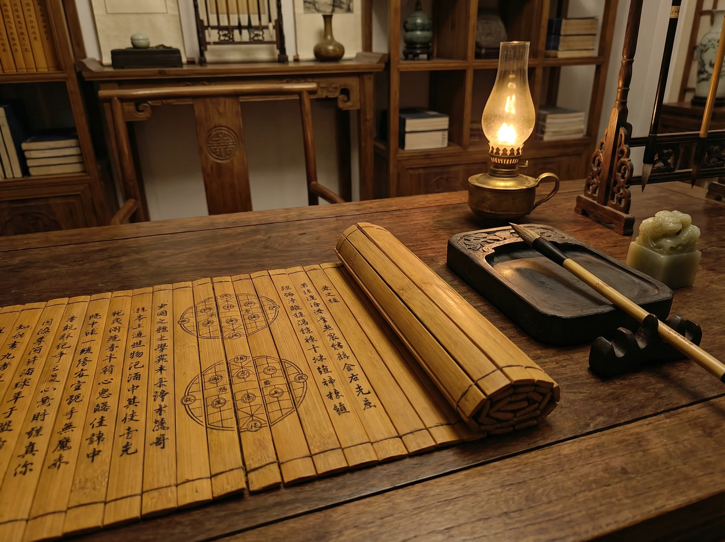 古代棋谱卷轴 - wepoker扑克